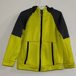 Techie Fleece Color-Blocked Zip Hoodie For Boys